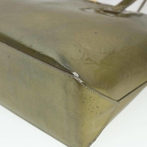 LOUIS VUITTON Monogram Vernis Wilshire GM Tote Bag Gris - Picture 9 of 15